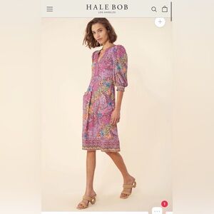 Hale Bob Sonata Jersey Dress (Beaded) - M